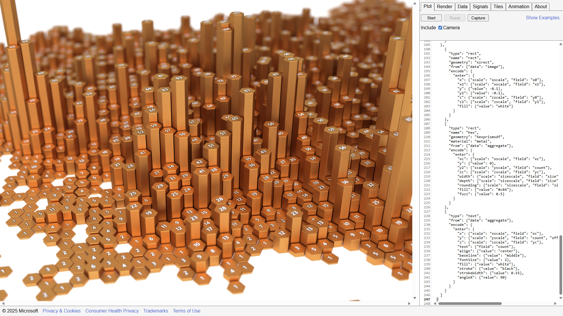Try Online page with visualization and specification