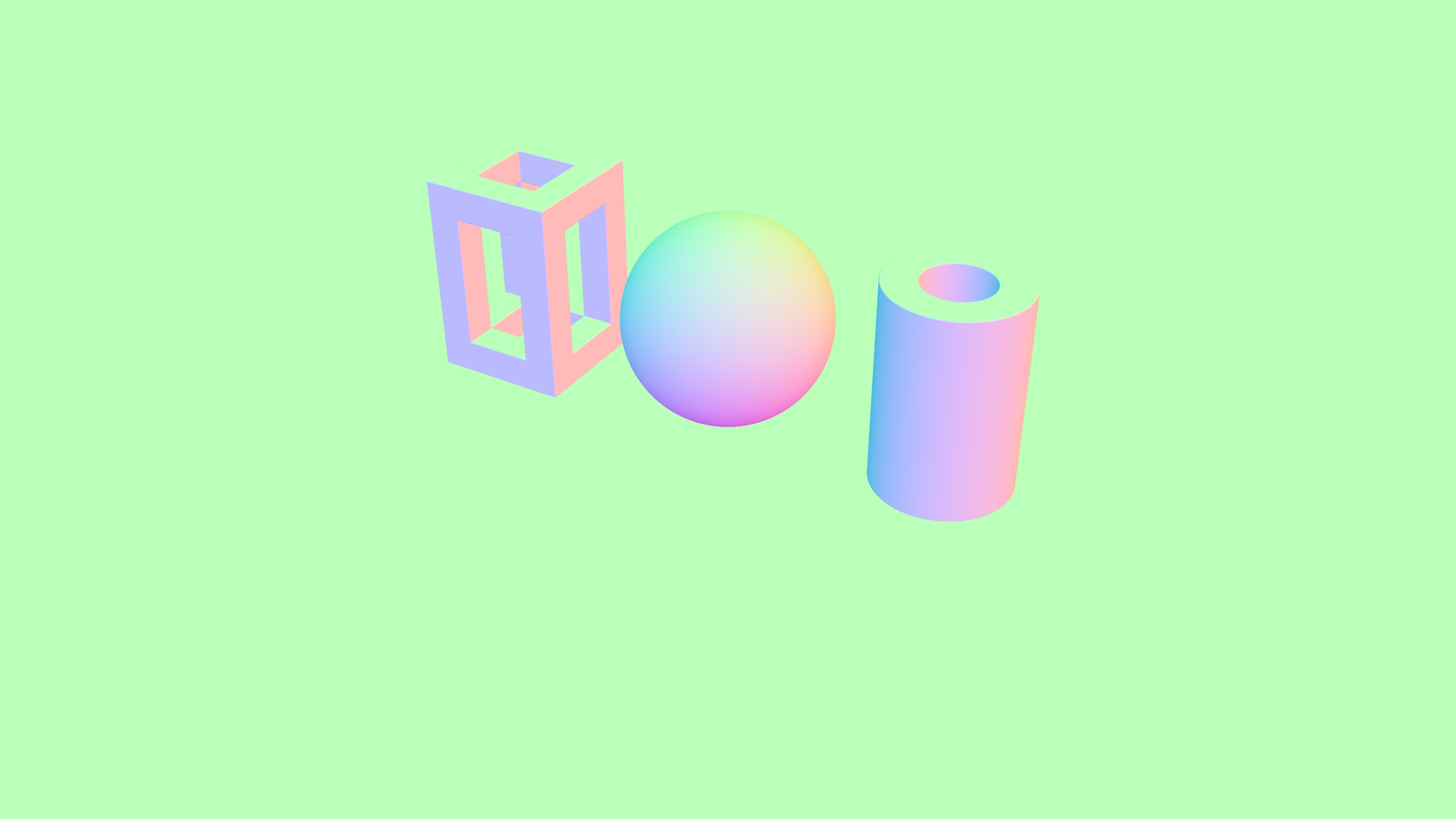 Normal render mode