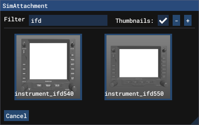 IFD Sim Attachment Selection