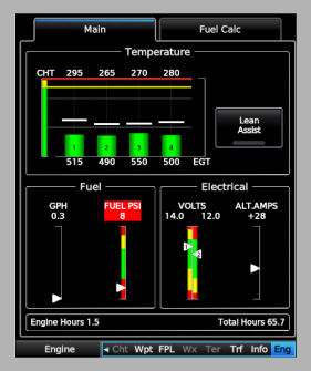MFD Engine Page