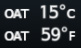 PFD Bottom Panel Double OAT Display