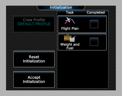GTC Initialization Page Example
