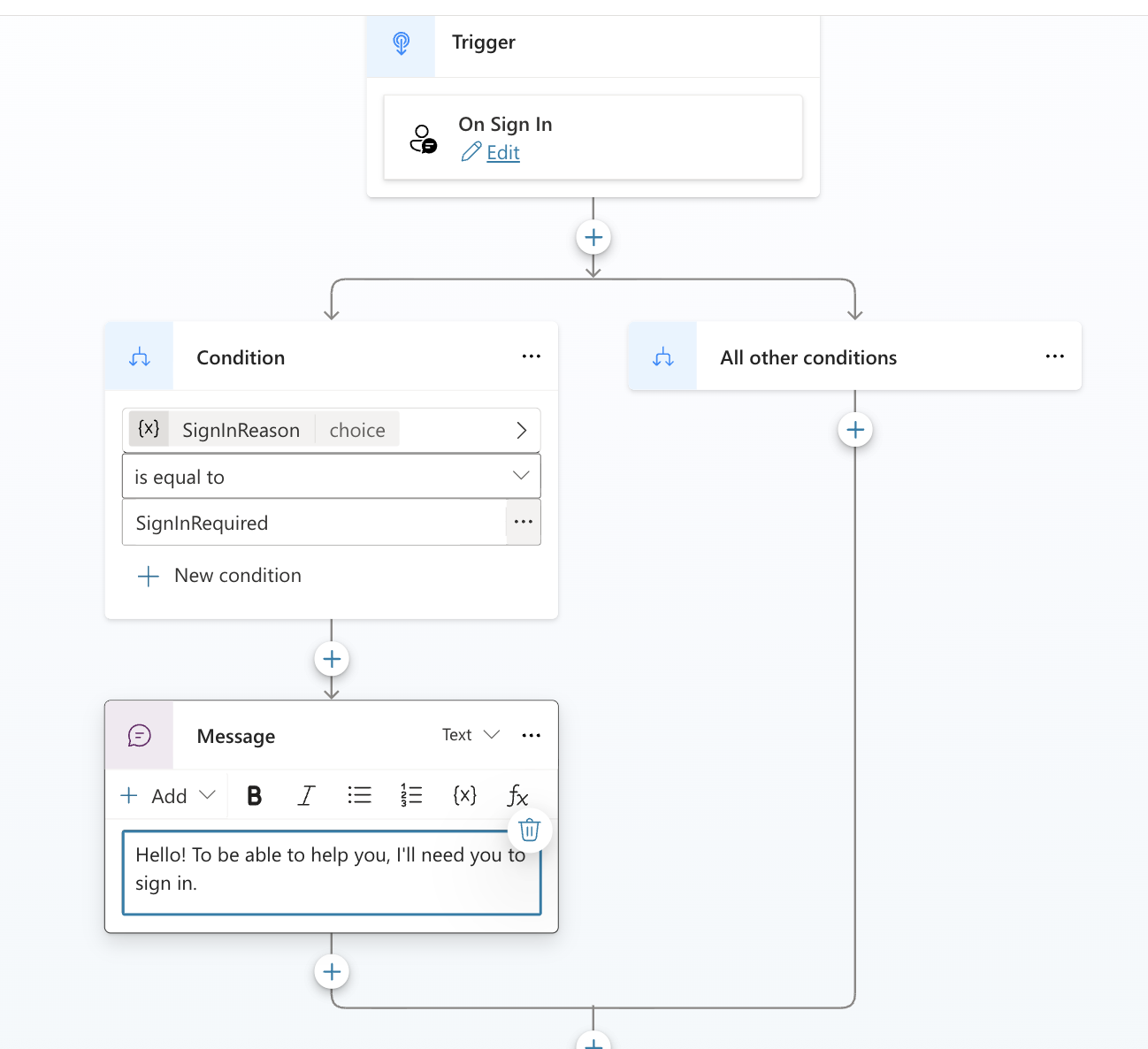 Authentication for agents 정책 옵션