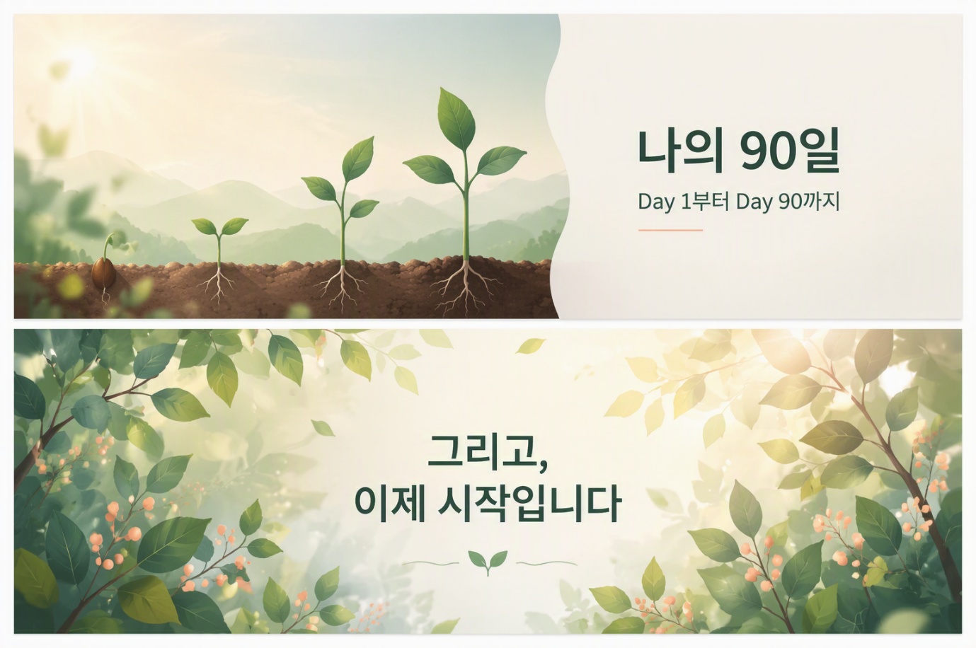 90일 회고 발표 표지 예시