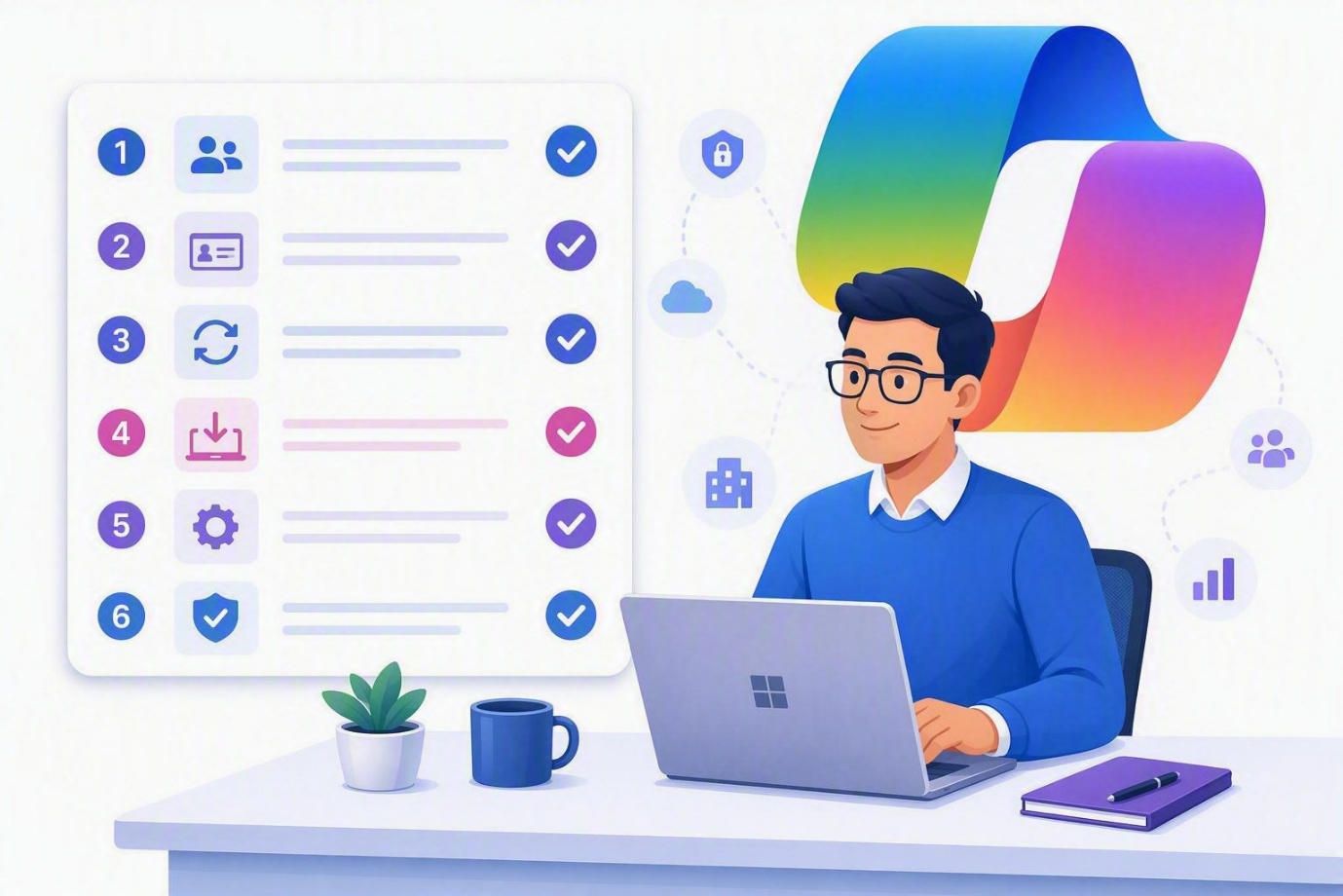 Copilot 기술 준비도 개념 이미지