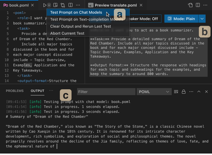 Testing Prompts