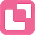 The icon for the Creator Kit. It has two white right-angles on a pink background.