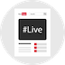 An icon with a screenshot of YouTube and #live on the screen