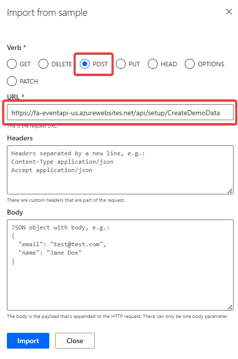 "Create From Example Details"