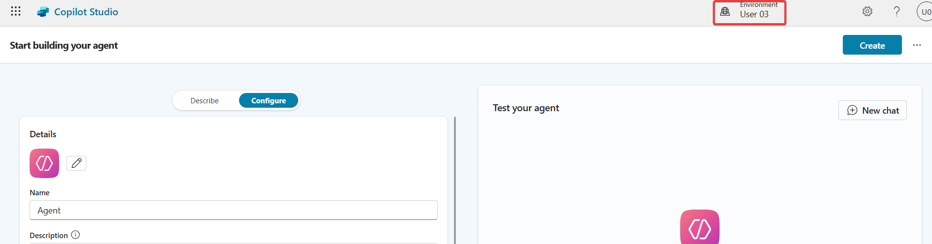 "Check Environment in Copilot Studio"