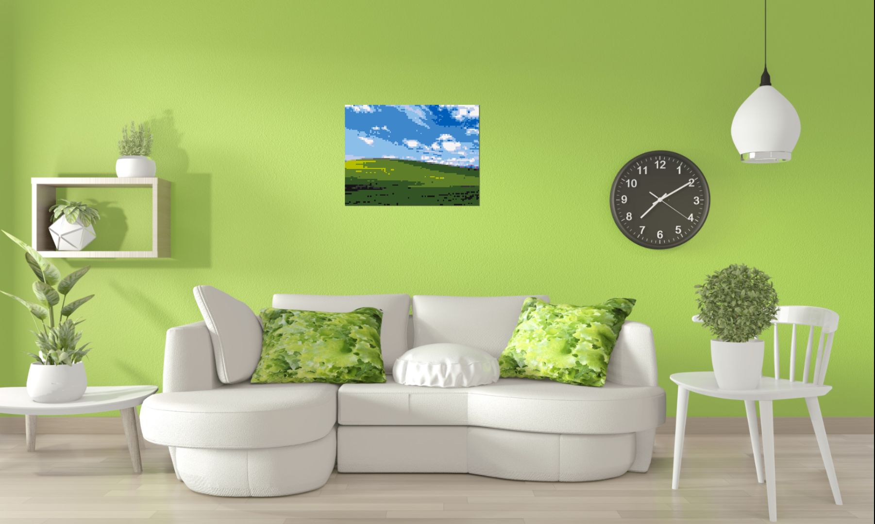 Image of the painting to be raffled