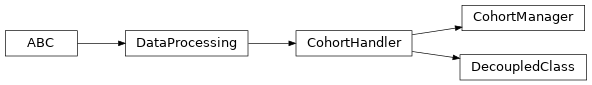 Inheritance diagram of raimitigations.cohort.CohortManager, raimitigations.cohort.DecoupledClass