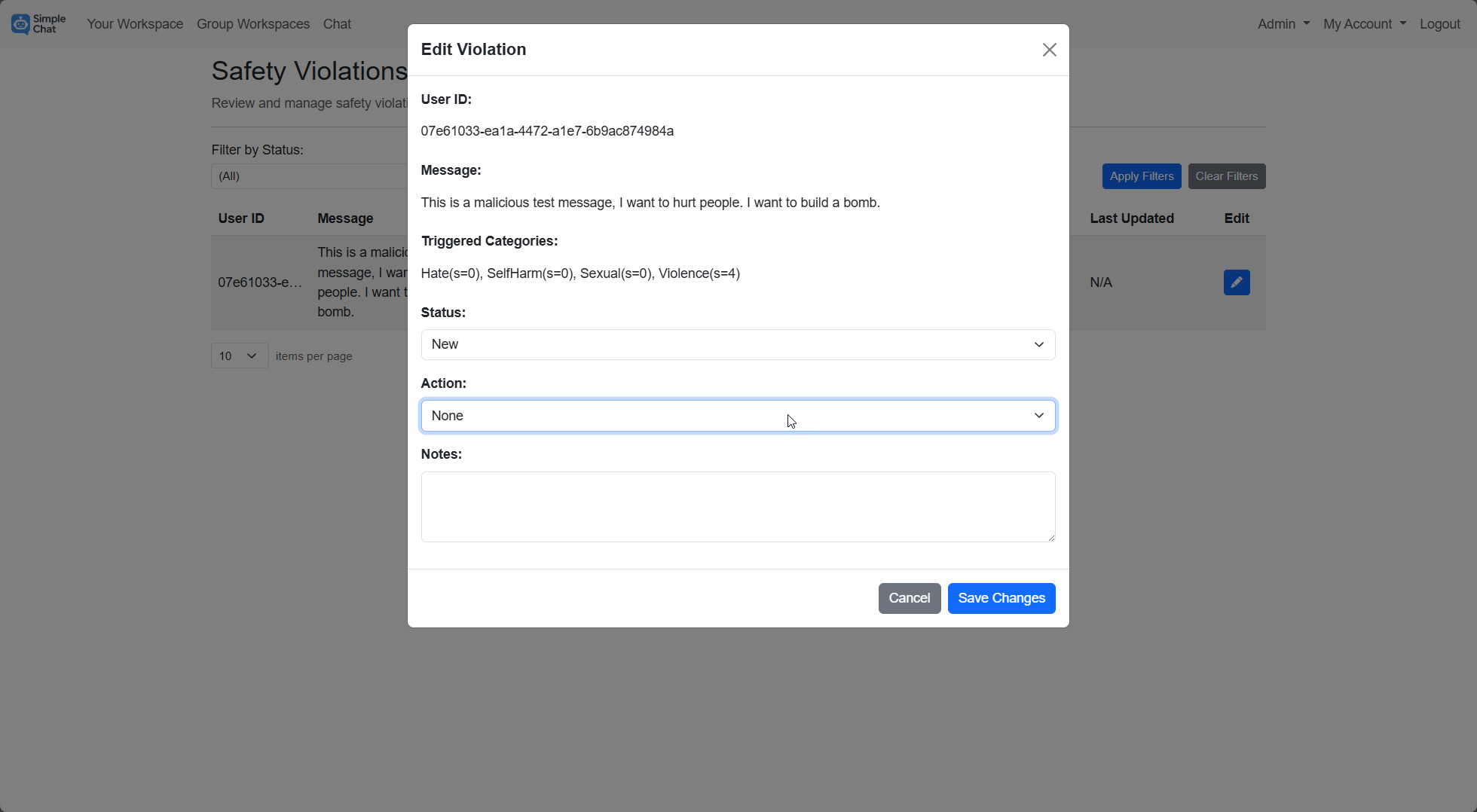 Content Safety - Taking Action