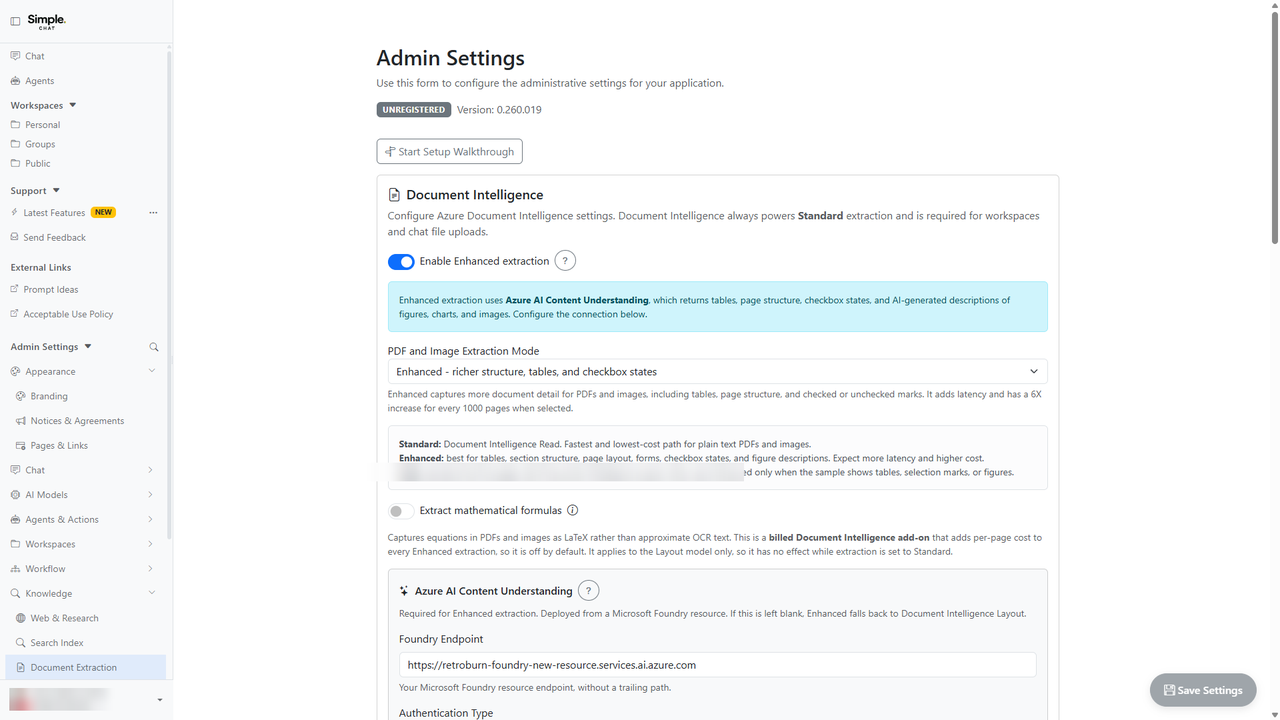 Enabling Azure AI Content Understanding Extraction screenshot placeholder