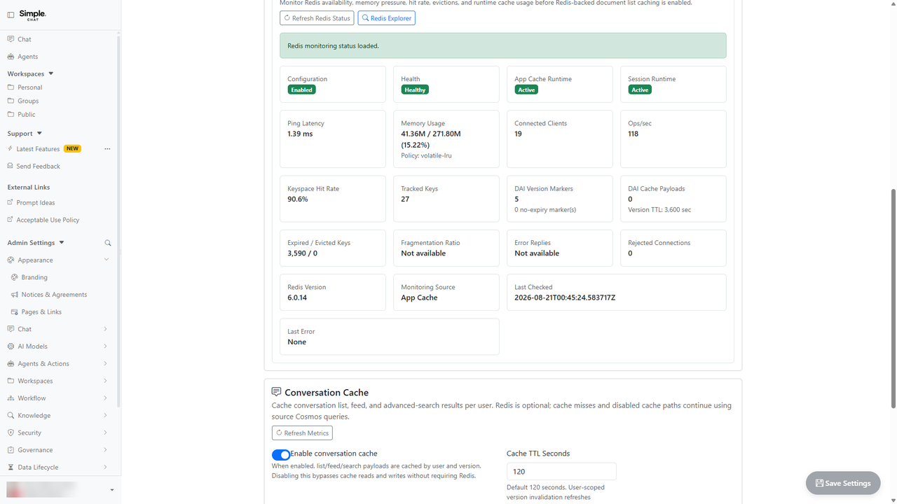 Redis Explorer & Cache Observability Dashboard screenshot placeholder