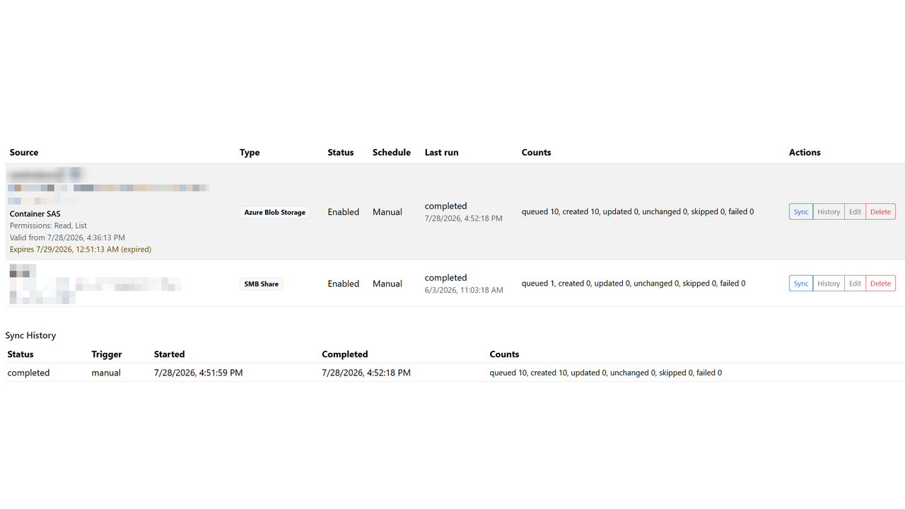 Review Sync Status screenshot placeholder