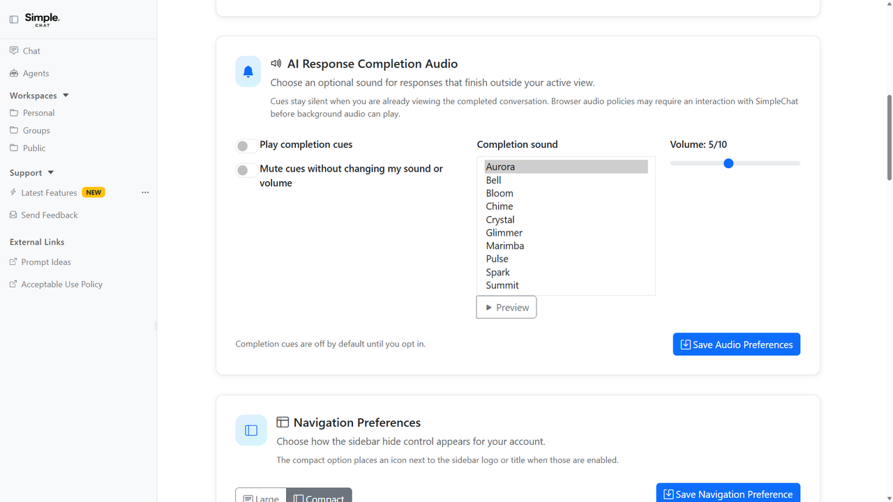 Choose a Sound screenshot placeholder