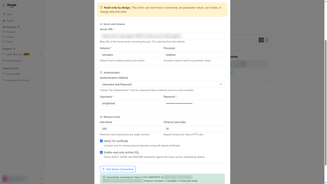 Verify With Test Connection screenshot placeholder