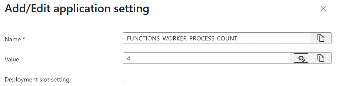 Environment Variables Value