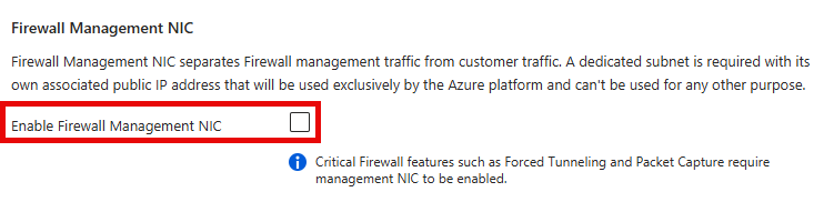 The Basics tab of the Create a Firewall is displayed with another value entered.