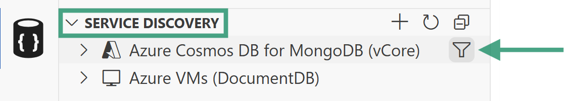 Service Discovery Filter Feature Location