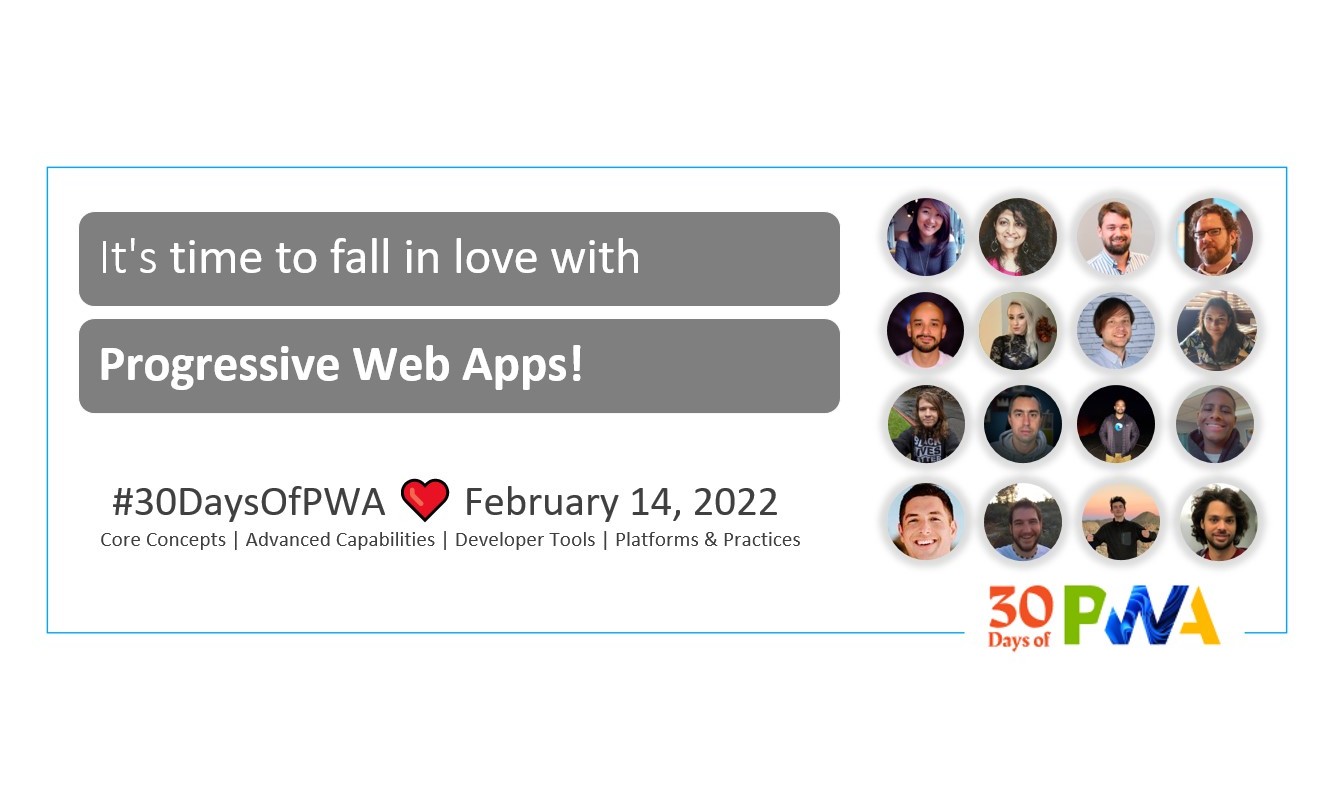 30 Days of PWA - Learning Series about Progressive Web Apps - Logo